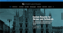 Desktop Screenshot of ghirellicustomrosaries.com